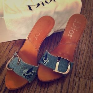 Christian Dior Denim heels